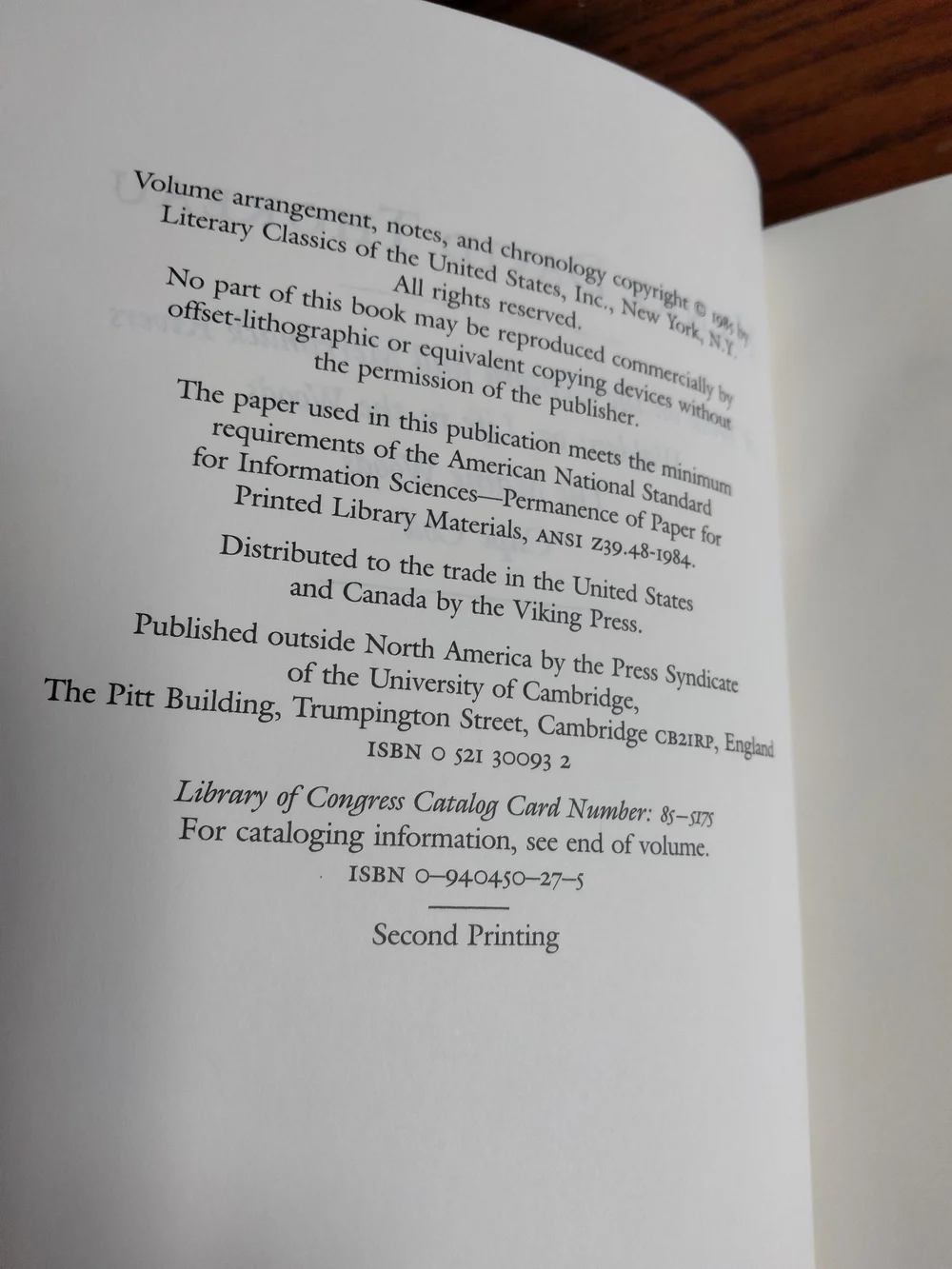 1985 Edition Thoreau, A Week on the Concord and Merrimack River, Walden...